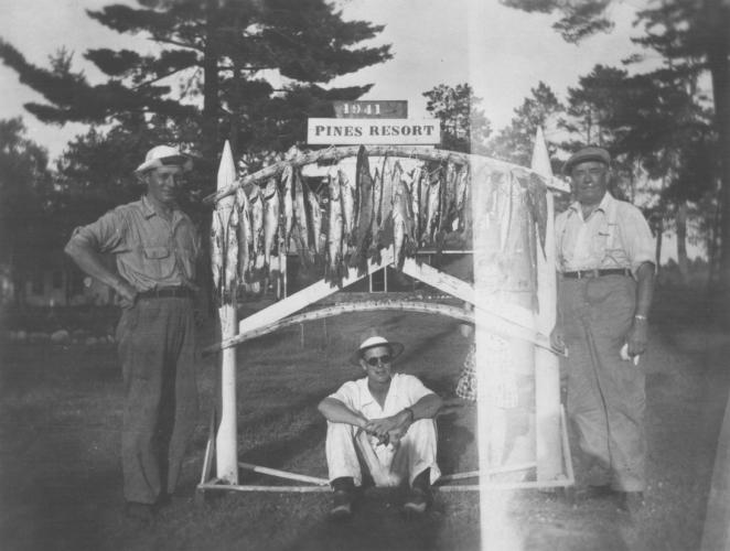 Fishing with Father In Law Bemidji MN circa 1941